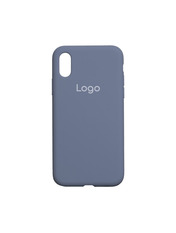 Чохол Silicone Case Full Size (AA) для Apple iPhone X/XS Lavender Grey Lavender Grey (6972851043)