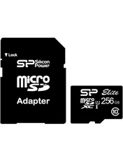 Карта пам'яті Silicon Power Elite microSDXC 256GB Class 10 UHS-I + SD-adapter + Reader (SP256GBSTXBU1V10SP) 256 ГБ