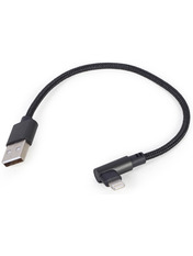 Кабель синхронізації Cablexpert CC-USB2-AMLML USB to Lightning 12.5W 0,2m Black (CC-USB2-AMLML-0.2M)