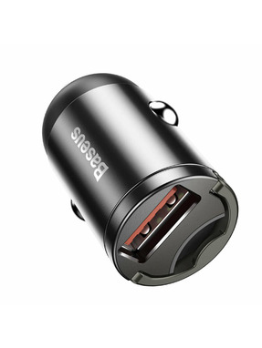 Автомобільний зарядний пристрій Baseus Tiny Star Mini 30W 1 USB-A Black (VCHX-A0G)