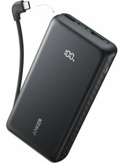 Павербанк Anker Built-In USB-C Cable 1xUSB-C + 1xUSB-A 20000 22.5 Black 22,5W 20000mAh Black (A110EH11)