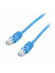 Мережевий патч-корд Cablexpert Cat.6 UTP Синій Blue 1 1m Blue (PP6U-1M/B)