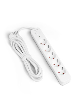 Мережевий фільтр Videx ONCORD з/з 5/3m White (VF-PD53G-W)