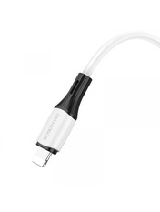 Кабель синхронізації Borofone BX79 Silicone Type-C to Lightning 1 Ні White 20W 1m White