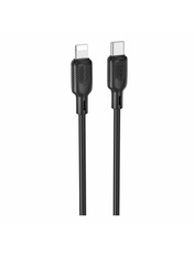 Кабель синхронізації Borofone  BX113 SiliconeType-C to Lightning 27W 2m Black Ні Black 2