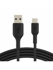 Кабель синхронізації Belkin BoostCharge USB to Type-C Black 1 Ні 15W 1m Black (CAB001BT1MBK)