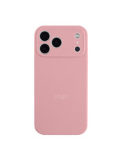 Чохол Silicone Case Full Aquarelle для iPhone 17 Pro Max Light Pink