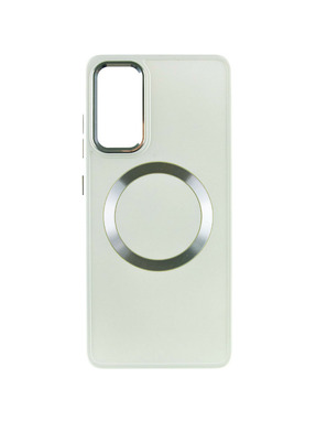 Чохол Bonbon Metal Style with MagSafe для Samsung Galaxy S23 White (6947821035)