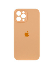 Чохол Silicone Case Full Camera Protective для Apple iPhone 12 Pro Cantaloupe