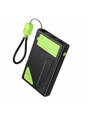 Павербанк Hoco DB83 1xUSB-C + 1xUSB-A 22,5W 10000mAh Black/Green
