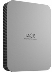 Портативний HDD LaCie Mobile Drive 2022 5TB 2.5" USB 3.1, USB-C Moon Silver (STLP5000400)