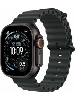 Смарт-годинник Apple Watch Ultra 3 49mm Cellular Black Titanium Case with Black Ocean Band (MF0J4)