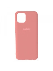 Чохол Silicone Case Full Aquarelle для Samsung Galaxy A03 A035 Pink