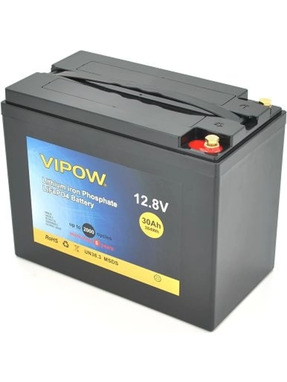 Акумулятор для ДБЖ Vipow LiFePO4 12,8V 30Ah (LiFePO4128-30/25)