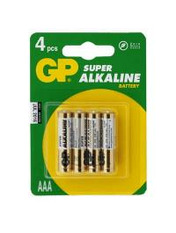 Батарейка GP AAA Alkaline 4 4шт (24A-U4)