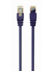 Мережевий патч-корд Cablexpert Cat.6a S/FTP Фіолетовий Purple 1 1m Purple (PP6A-LSZHCU-V-1M)