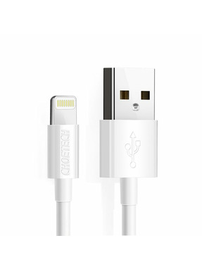 Кабель синхронізації Choetech IP0027 USB to Lightning 1,8m White (IP0027-WH)