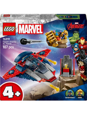 Lego Super Heroes Marvel Капітан Америка проти Таноса 107 деталей (76319) Конструктори