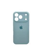 Чохол Silicone Case Full Aquarelle для iPhone 17 Pro Mist Blue