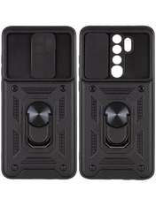 Чохол Camshield Serge Ring Magnet для Xiaomi Redmi Note 8 Pro Black