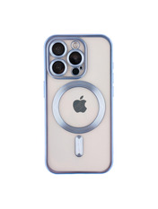 Чохол Metallic Chrome Full Camera with Magsafe для Apple iPhone 14 Pro Max Blue Blue (6928750314)