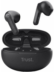 Навушники Trust Yavi Bluetooth ENC Earphones Black (25298)