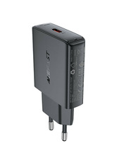 Мережевий зарядний пристрій ACEFAST A65 (1 USB-C) 20W Black