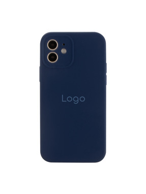 Чохол Silicone Case Full Size with Frame для Apple iPhone 12 Deep Navy (6905278134)