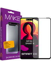 Захисне скло MAKE для Infinix Smart 8 Plus/8 Pro глянсове (MGF-IS8PL/8P)