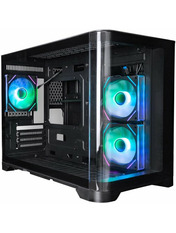 Корпус 1stPlayer UV6-BK-2FC7R-1FC7 Midi-Tower Black