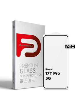 Захисне скло ArmorStandart Pro для Xiaomi 17T Pro 5G глянсове (ARM90934) Black