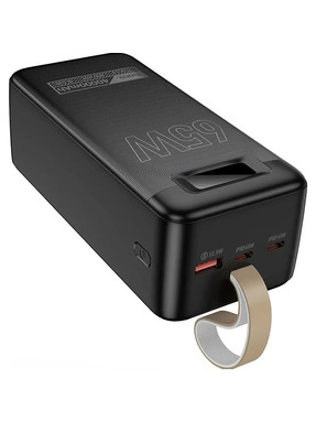 Павербанк Hoco DB82 1xUSB-C + 2xUSB-A 65W 40000mAh Black