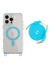 Чохол LanyardCase для Apple iPhone 16 Pro Max Sky Blue