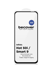 Захисне скло BeCover 10D для Infinix Smart 9 глянсове (712711)