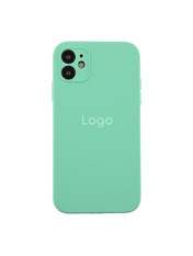 Чохол Silicone Case Square Full Camera для Apple iPhone 11 Spearmint Spearmint (6958271043)