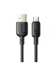 Кабель синхронізації Baseus Silky USB to Type-C Black 2 100W 2m Black (P10377703113-01)