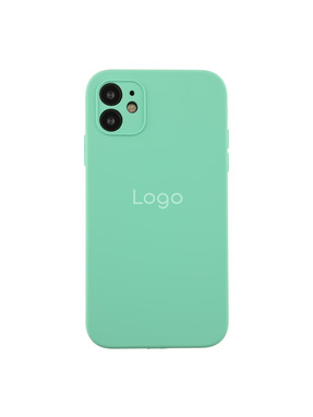 Чохол Silicone Case Square Full Camera для Apple iPhone 11 Spearmint (6958271043)