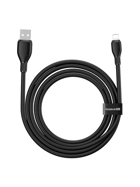 Кабель синхронізації Baseus Ultra-Fast USB to Lightning 12W 1m Black (P10376301112-02)