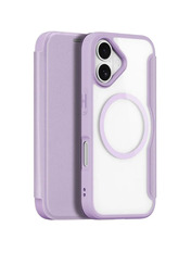 Чохол-книжка Dux Ducis з кишенею для візитівки для Apple iPhone 17 Purple/Pink