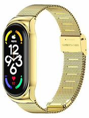 BeCover Metal Mi Band 5/6/7 Золотистий Gold (707495)