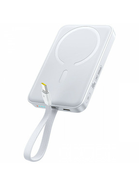 Павербанк Baseus EnerFill FM11 with Built-in Type-C Cable 2xUSB-C 30W 10000mAh White (E0028905)