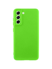 Чохол GETMAN Liquid Silk Full Camera для Samsung Galaxy G990 S21 FE Neon green Neon green (6941827305)