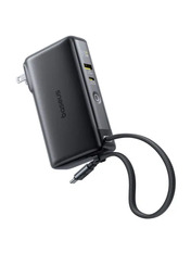 Павербанк Baseus Nomos NT11 Omni Charge Digital Display 2xUSB-C + 1xUSB-A 67W 10000mAh Black (P10078807123-00)