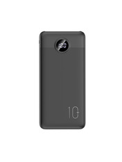 Павербанк VEGER L10S LCD Display 1xUSB-C + 2xUSB-A 20W 10000mAh Black (W1105PD)