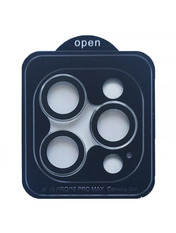 Захисне скло інше Camera METAL для iPhone 16 Pro / iPhone 16 Pro Max глянсове Transparent