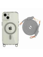 Чохол LanyardCase для Apple iPhone 13 Grey