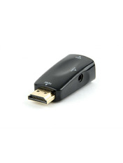 Відео адаптер Cablexpert AB-HDMI-VGA-02 VGA to HDMI (Audio cable) Black (AB-HDMI-VGA-02)