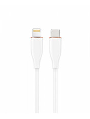 Кабель синхронізації Cablexpert  PremiumType-C to Lightning White 10.5W 1,5m White (CC-USB2S-CM8PM-1.5M-W)