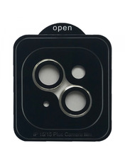 Захисне скло інше Camera METAL для iPhone 15/15 Plus глянсове Silver