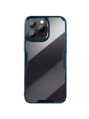 Чохол Nillkin Nature Pro Series для Apple iPhone 16 Pro Transparent/Blue (6983105274)